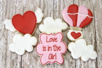Love Is In The Air Royal Icing Cookie